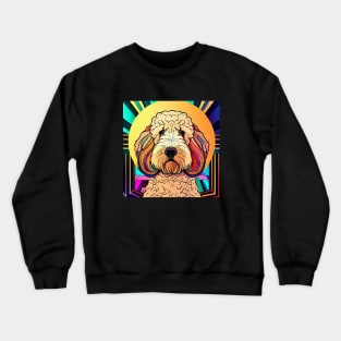 Art Deco Goldendoodle Crewneck Sweatshirt